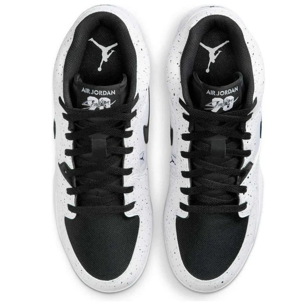 Air Jordan Stadium 90 Low TD White Black Football Cleats